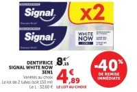 Dentifrice Signal White Now 3en1