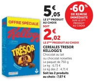 Céréales Trésor Kellogg's