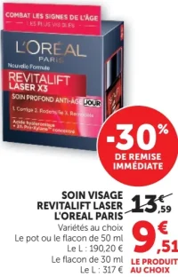 Soin Visage Revitalift Laser L'Oréal Paris