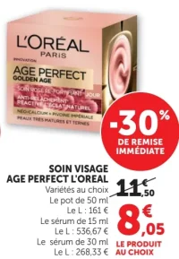 Soin visage Age Perfect L'Oréal