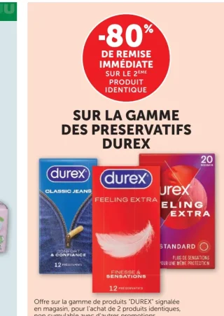 Préservatifs Durex