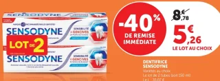 Dentifrice SENSODYNE