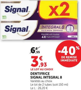 Dentifrice Signal Integral 8