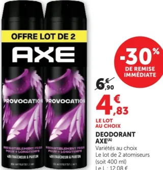 Deodorant Axe Provocation