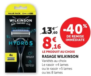 Rasage Wilkinson Hydro 5