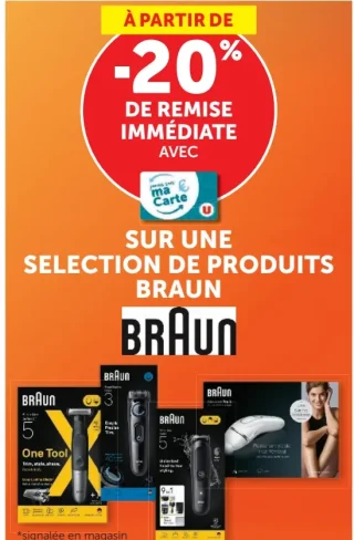 Sélection de produits Braun