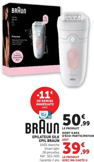 Epilateur Silk Epil Braun SE5-000