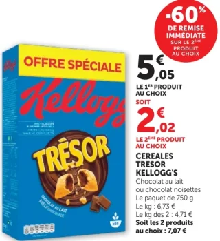 Céréales Trésor Kellogg's