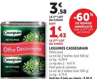 Légumes Cassegrain