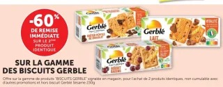 Sur la gamme des biscuits Gerblé