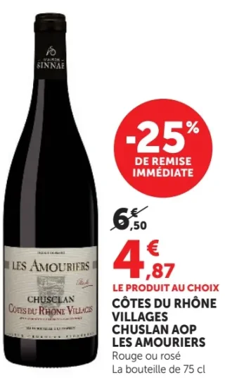 Côtes du Rhône Villages Chuslan AOP Les Amouriers