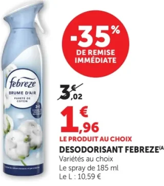 Désodorisant Febreze