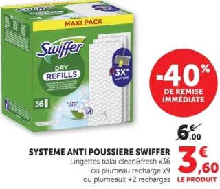 Systeme anti poussiere Swiffer