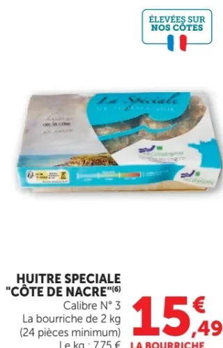 Huitre Spéciale Côte de Nacre