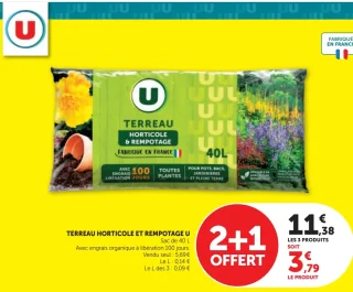 Terreau Horticole et Rempotage U