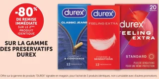 Gamme préservatifs Durex