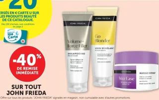 Gamme capillaire John Frieda