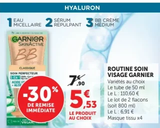 Routine Soin Visage Garnier Hyaluron