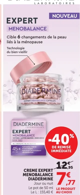 Crème expert Menobalance Diadermine