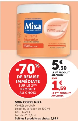 Soin Corps Mixa