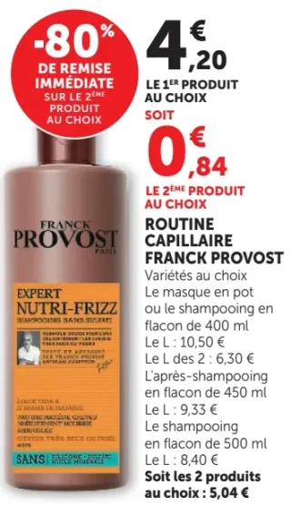 Routine capillaire Franck Provost