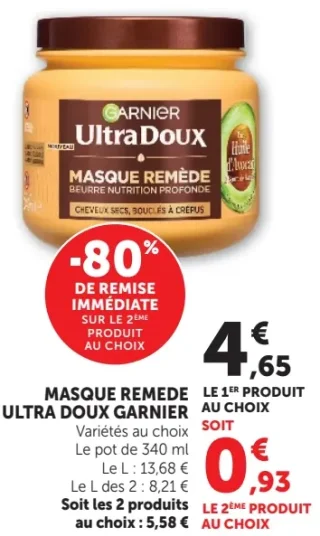 Masque Remède Ultra Doux Garnier