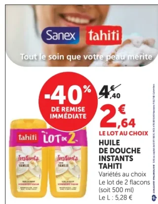Huile de Douche Instants Tahiti