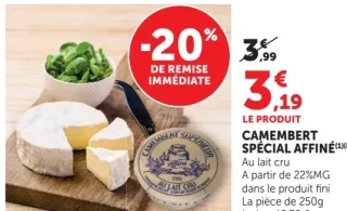 Camembert Spécial Affiné Camembert Supérieur