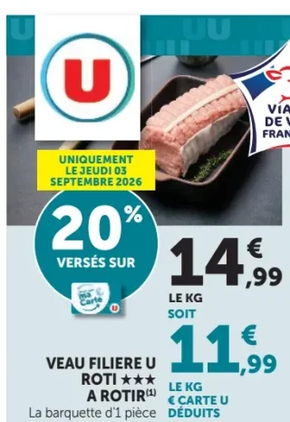 Veau Filière U Roti *** A Rotir