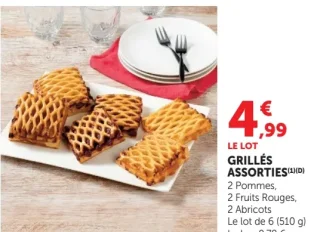 Grillés assortis