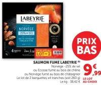 SAUMON FUME LABEYRIE