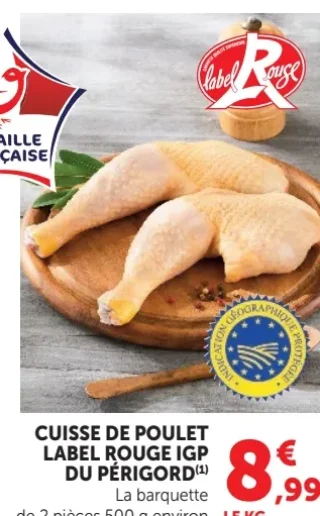 Cuisse de poulet Label Rouge IGP du Périgord