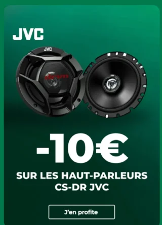 -10€ sur les haut-parleurs CS-DR JVC