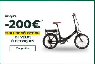 Jusqu'à -200€ sur une sélection de Vélos électriques