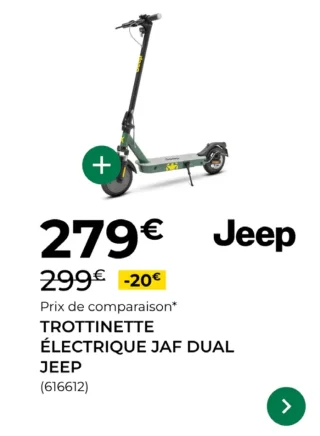 Trottinette électrique JAF Dual Jeep