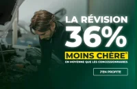 Ma Révision 36% moins chère en moyenne que les concessionnaires