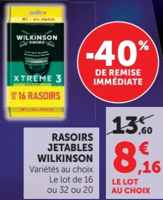 Rasoirs Jetables Wilkinson