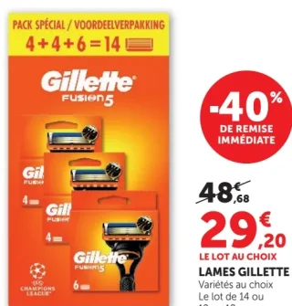 Lames Gillette