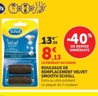 Rouleaux de remplacement Velvet Smooth Scholl