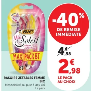 Rasoirs Jetables Femme BIC