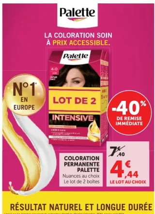 Coloration Permanente Palette
