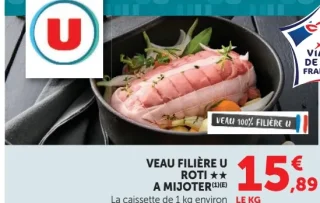 Veau Filière U Rôti 2 étoiles à mijoter