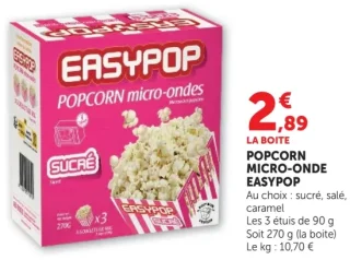 Easypop Popcorn Micro-onde