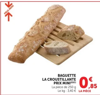 Baguette La Croustillante Prix Mini