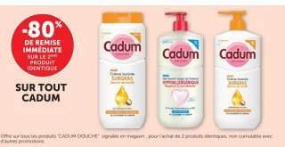 Gel douche et crème lavante Cadum