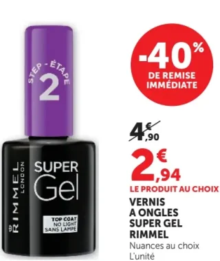 Vernis a ongles Super Gel Rimmel