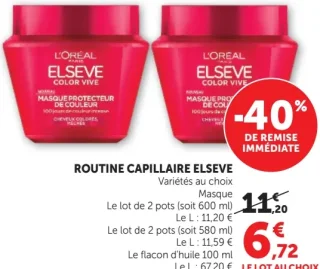 ROUTINE CAPILLAIRE ELSEVE - Masque