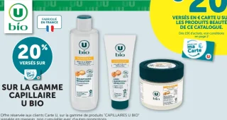 Sur la gamme capillaire U Bio