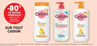 Gamme de douches Cadum