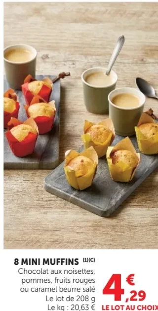 8 MINI MUFFINS